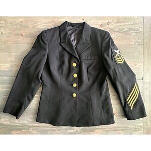 U.S Navy Women Dress Black Jacket De Rossi & Son 12JP CPO Rank Authentic Uniform